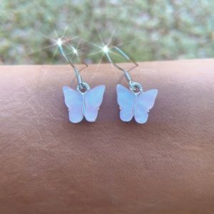 Handmade Stainless Steel Butterfly Earrings